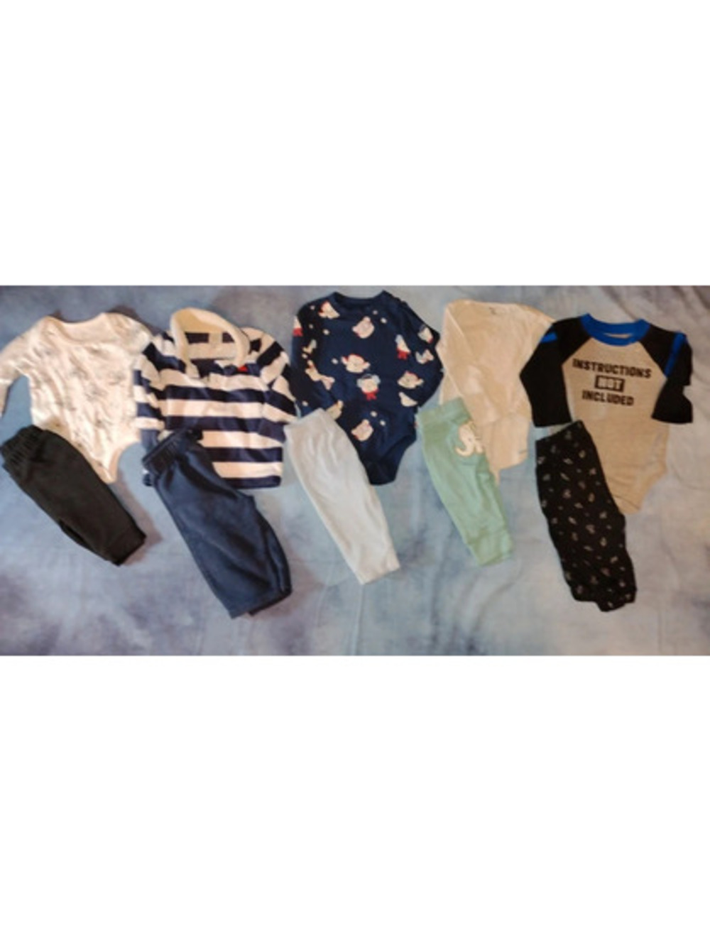 Boys 3-6 month long sleeve and pants sets